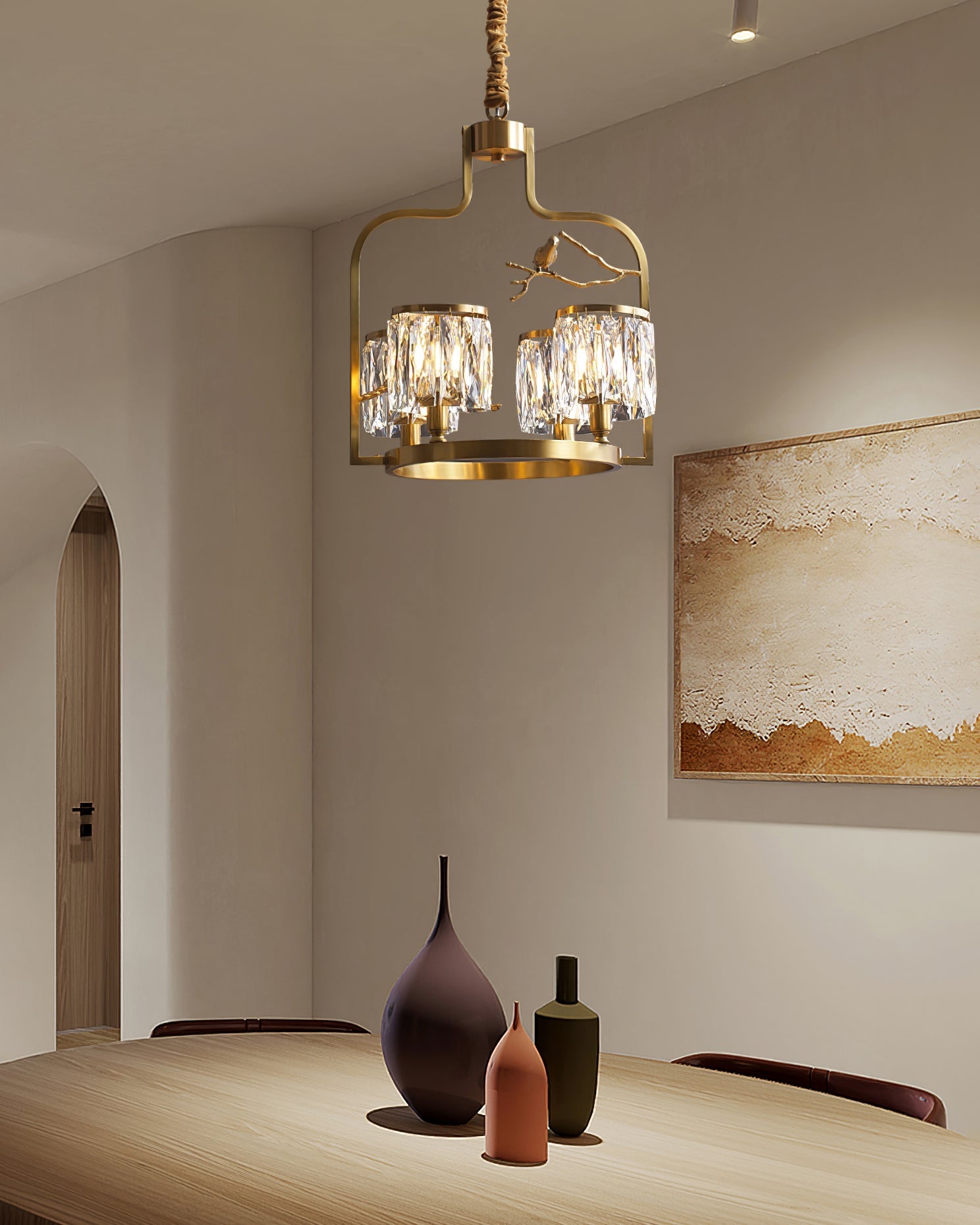 Crystal Bird Chandelier - YhLamps