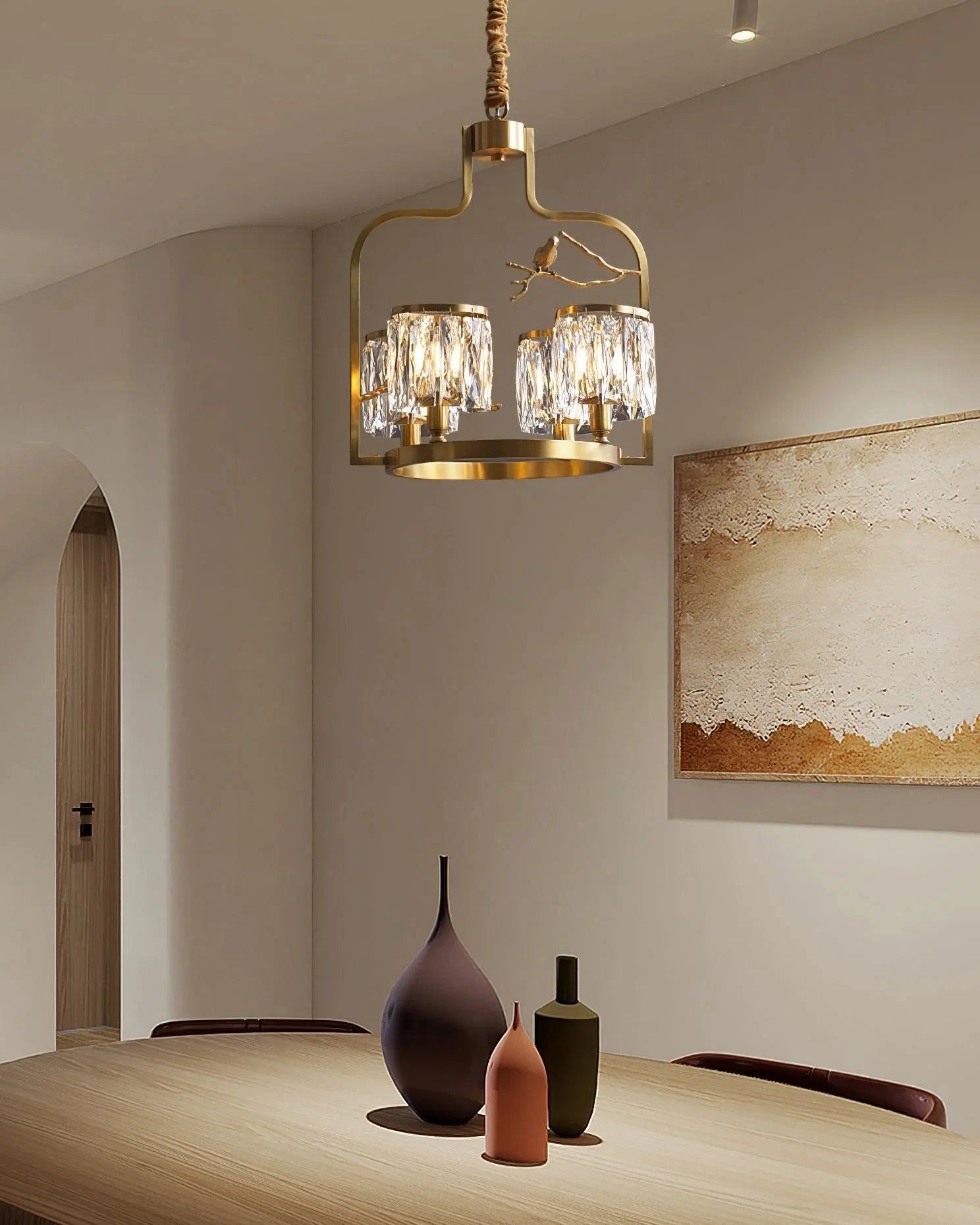 Crystal Bird Chandelier - YhLamps