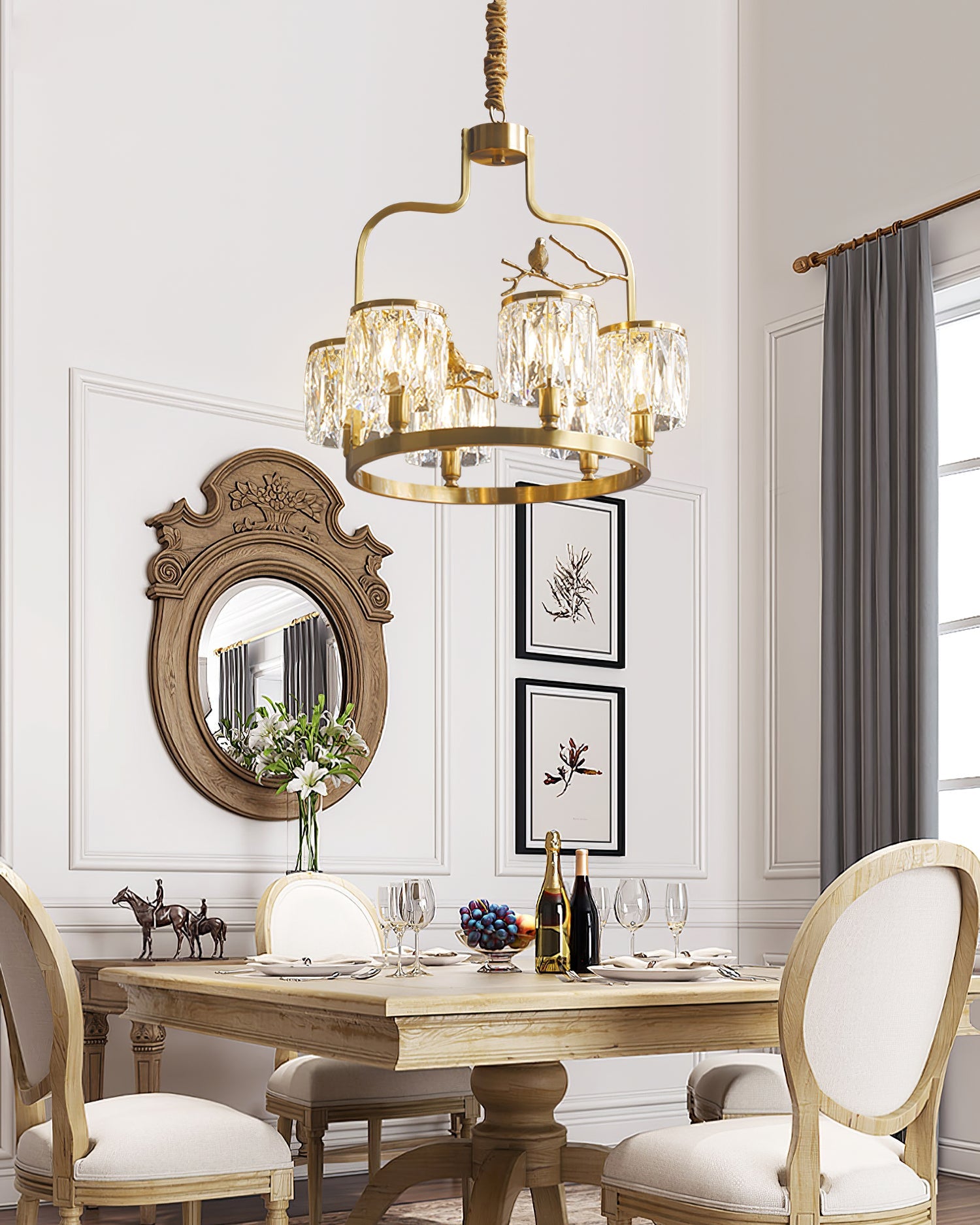 Crystal Bird Chandelier - YhLamps