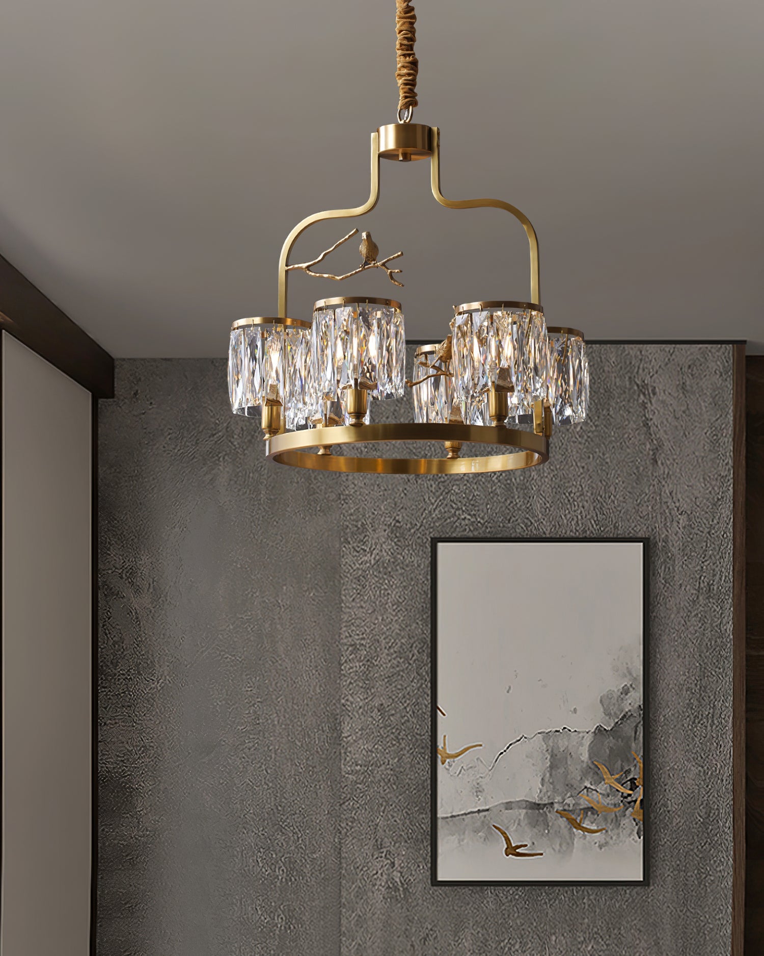 Crystal Bird Chandelier - YhLamps
