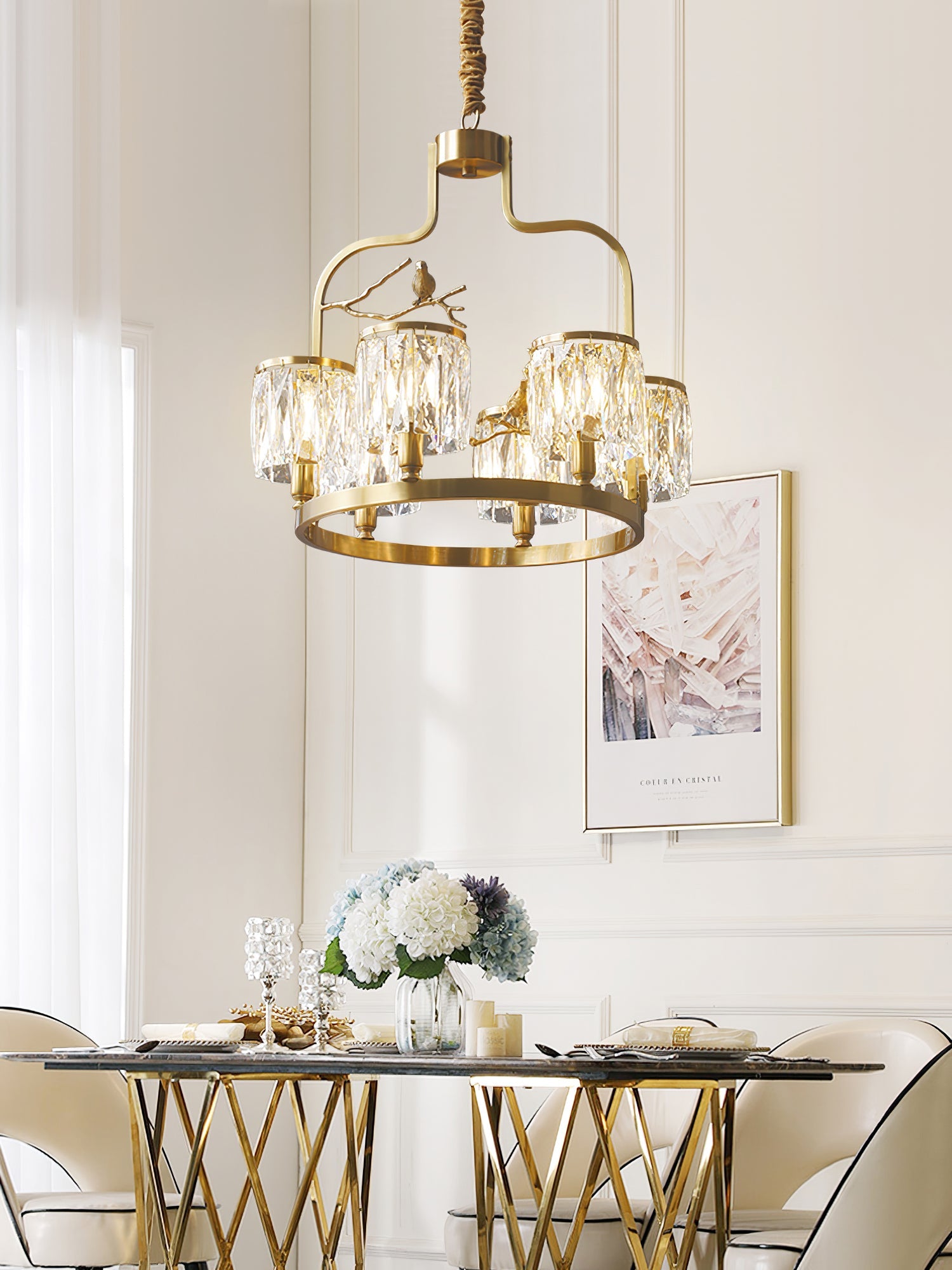 Crystal Bird Chandelier - YhLamps