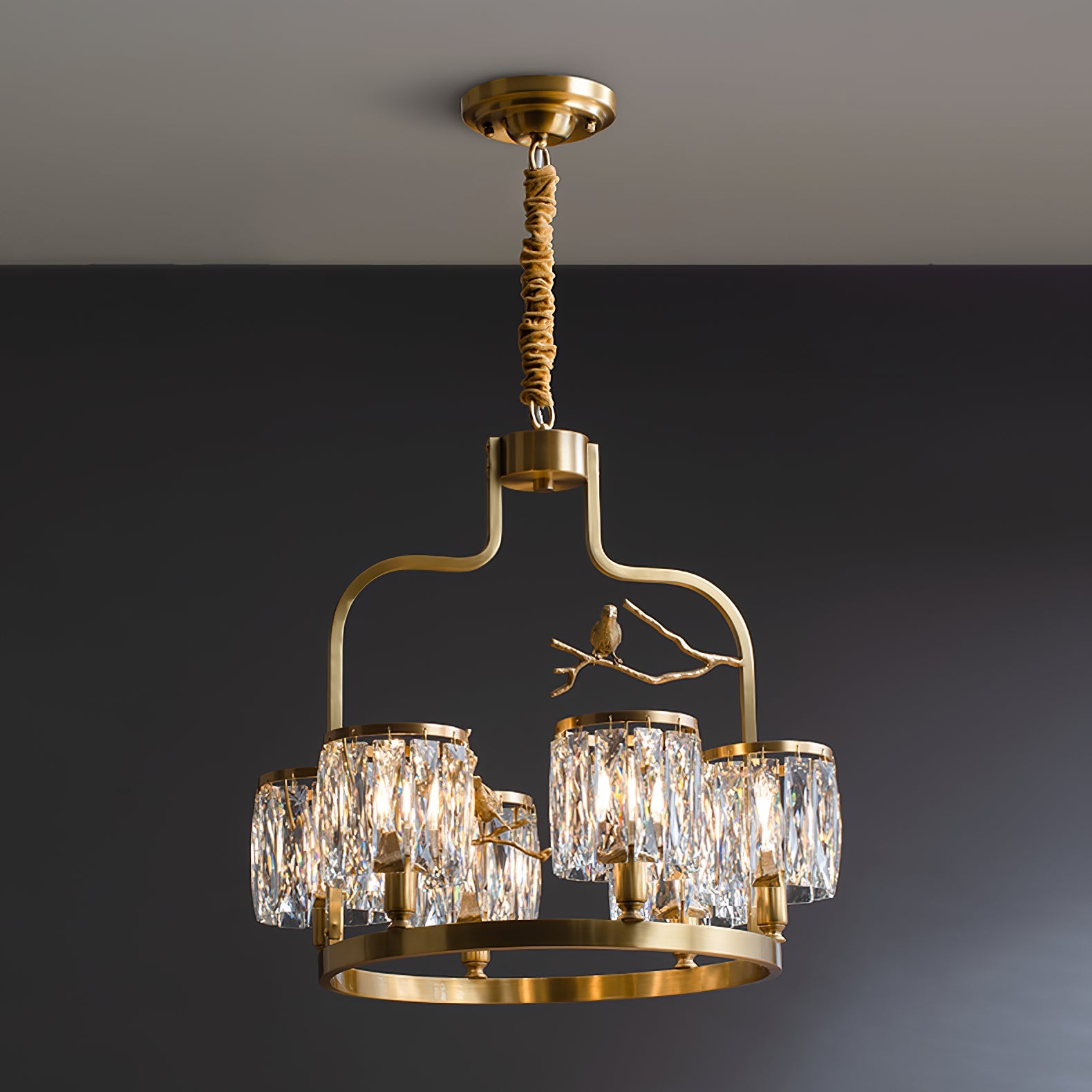 Crystal Bird Chandelier - YhLamps