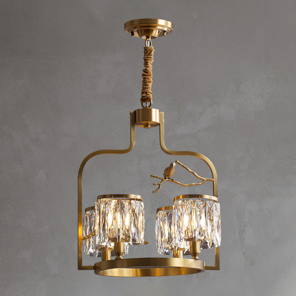 Crystal Bird Chandelier - YhLamps