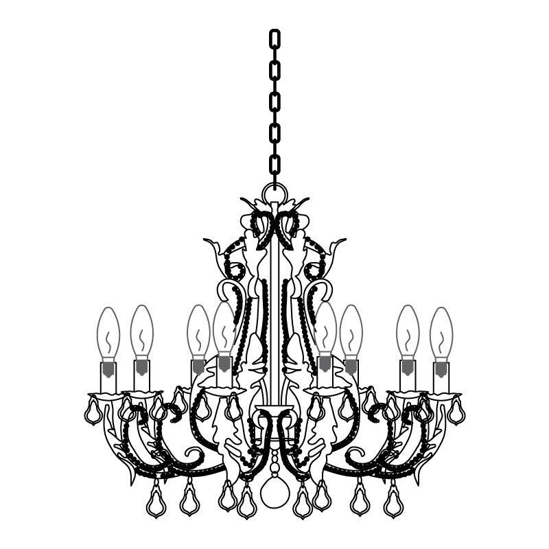 Candle Holder Chandelier - YhLamps
