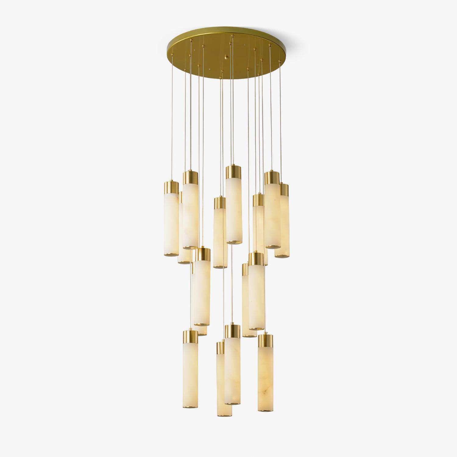 Celestial Alabaster Cascade Chandelier - YhLamps