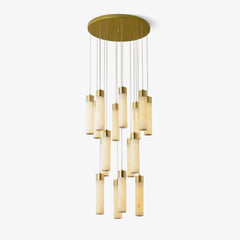 Celestial Alabaster Cascade Chandelier - YhLamps