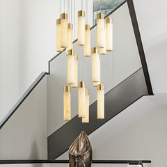 Celestial Alabaster Cascade Chandelier - YhLamps