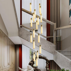 Celestial Alabaster Cascade Chandelier - YhLamps