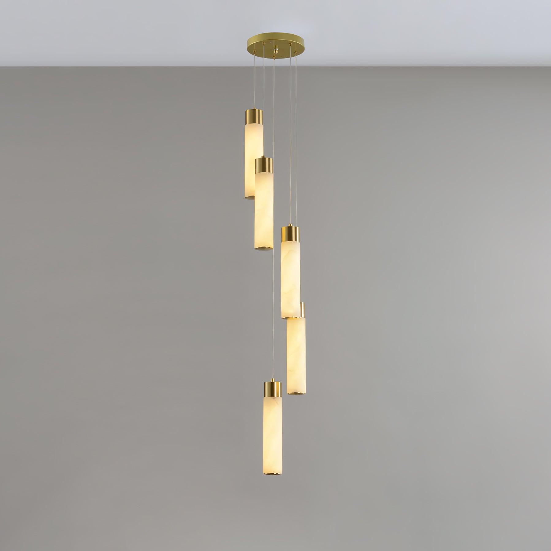 Celestial Alabaster Cascade Chandelier - YhLamps
