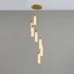 Celestial Alabaster Cascade Chandelier - YhLamps