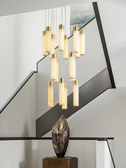 Celestial Alabaster Cascade Chandelier - YhLamps