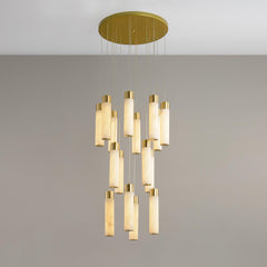 Celestial Alabaster Cascade Chandelier - YhLamps