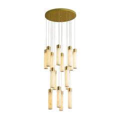 Celestial Alabaster Cascade Chandelier - YhLamps