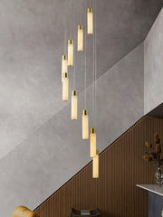 Celestial Alabaster Cascade Chandelier - YhLamps