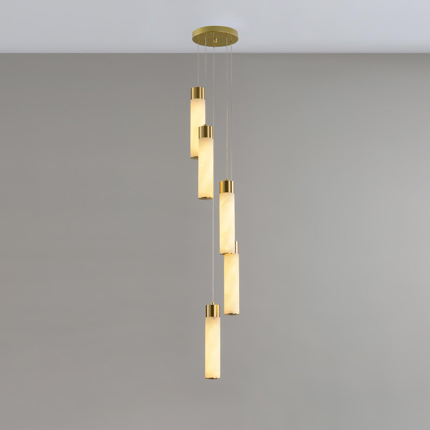 Celestial Alabaster Cascade Chandelier - YhLamps
