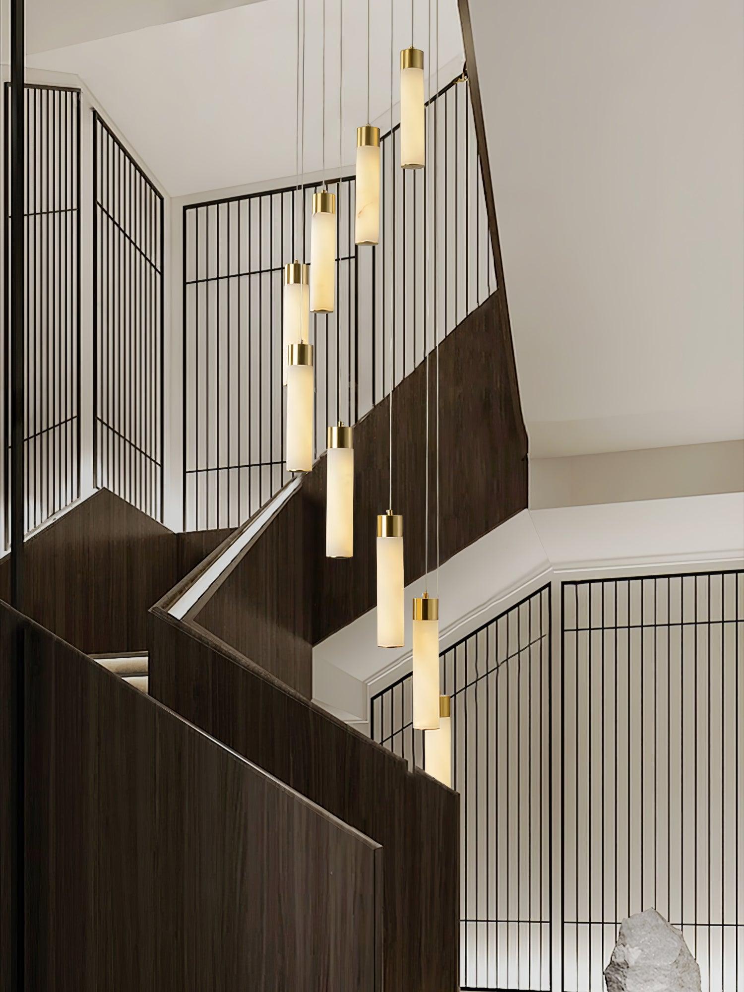 Celestial Alabaster Cascade Chandelier - YhLamps