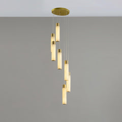Celestial Alabaster Cascade Chandelier - YhLamps