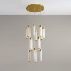 Celestial Alabaster Cascade Chandelier - YhLamps