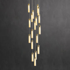 Celestial Alabaster Cascade Chandelier - YhLamps