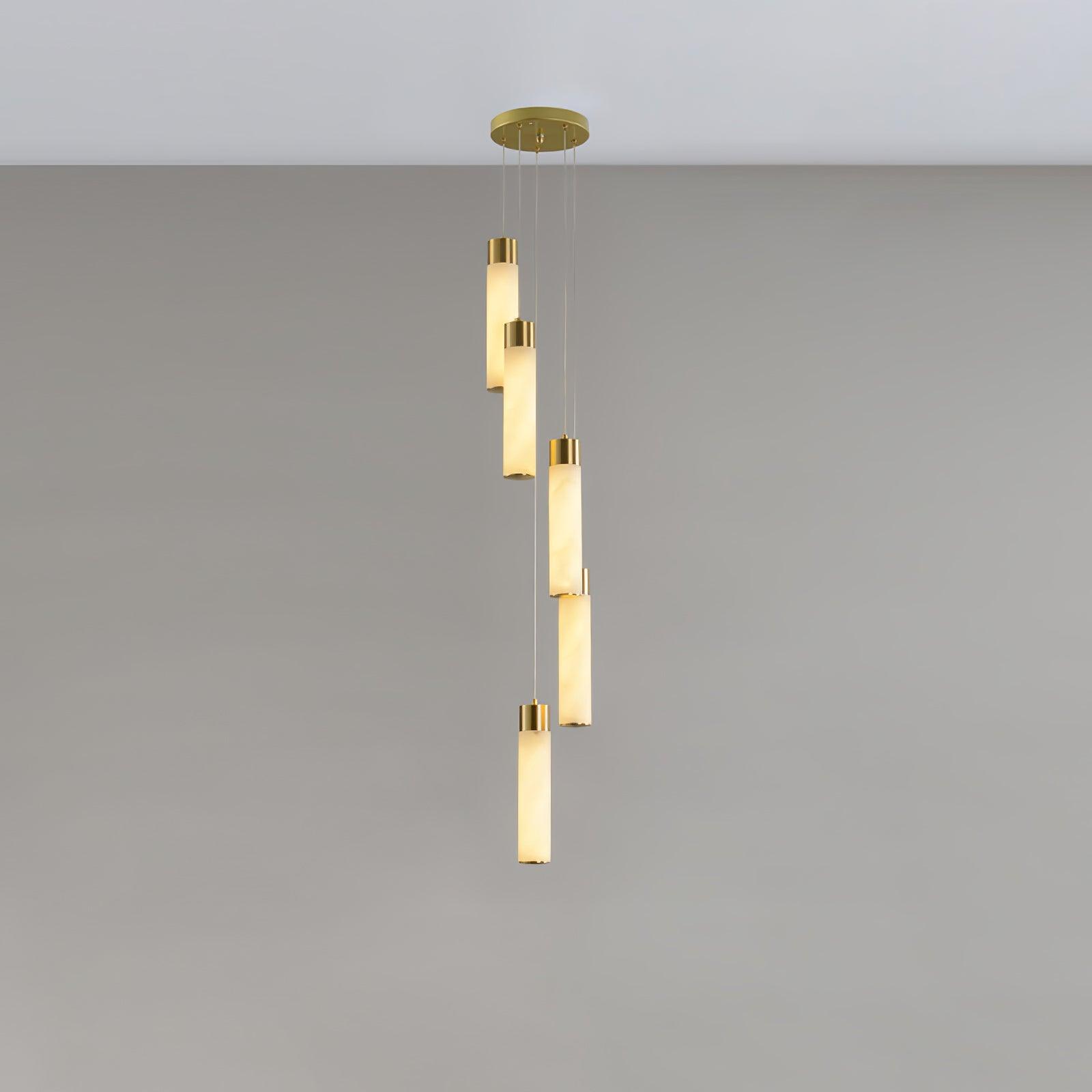 Celestial Alabaster Cascade Chandelier - YhLamps
