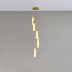 Celestial Alabaster Cascade Chandelier - YhLamps