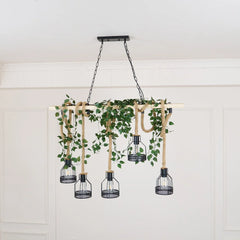 Hemp Rope Industrial Grenade Chandelier - YhLamps