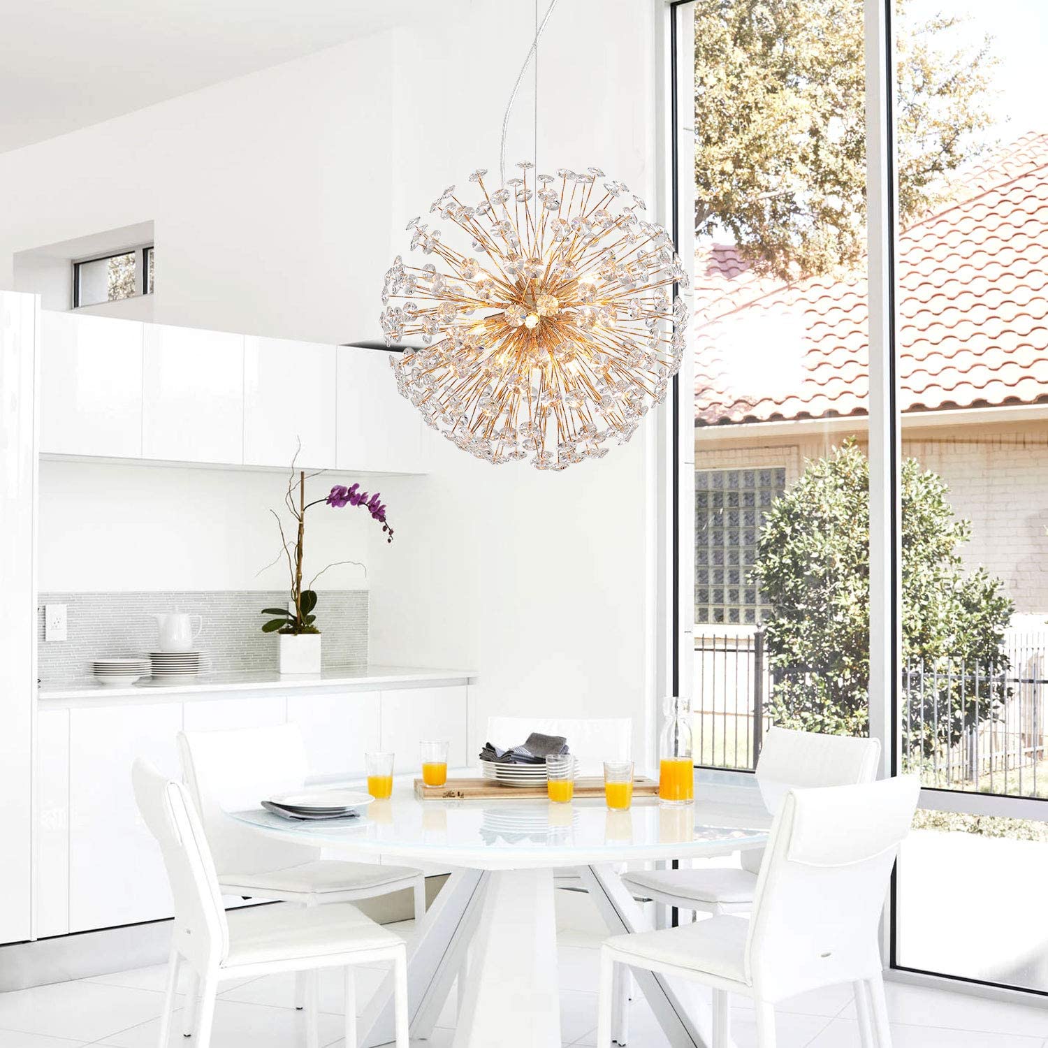 Crystal Dandelion Chandelier - YhLamps