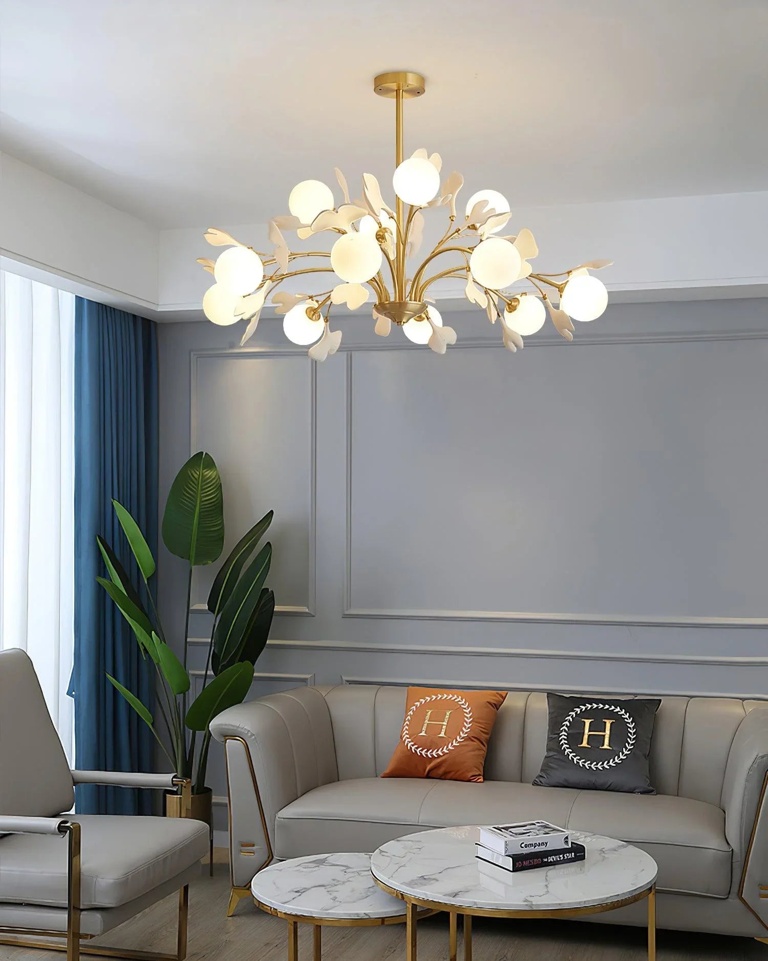 Vico Gingko Chandelier - YhLamps