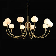 Aurelian Alabaster Globe Chandelier - YhLamps