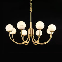 Aurelian Alabaster Globe Chandelier - YhLamps