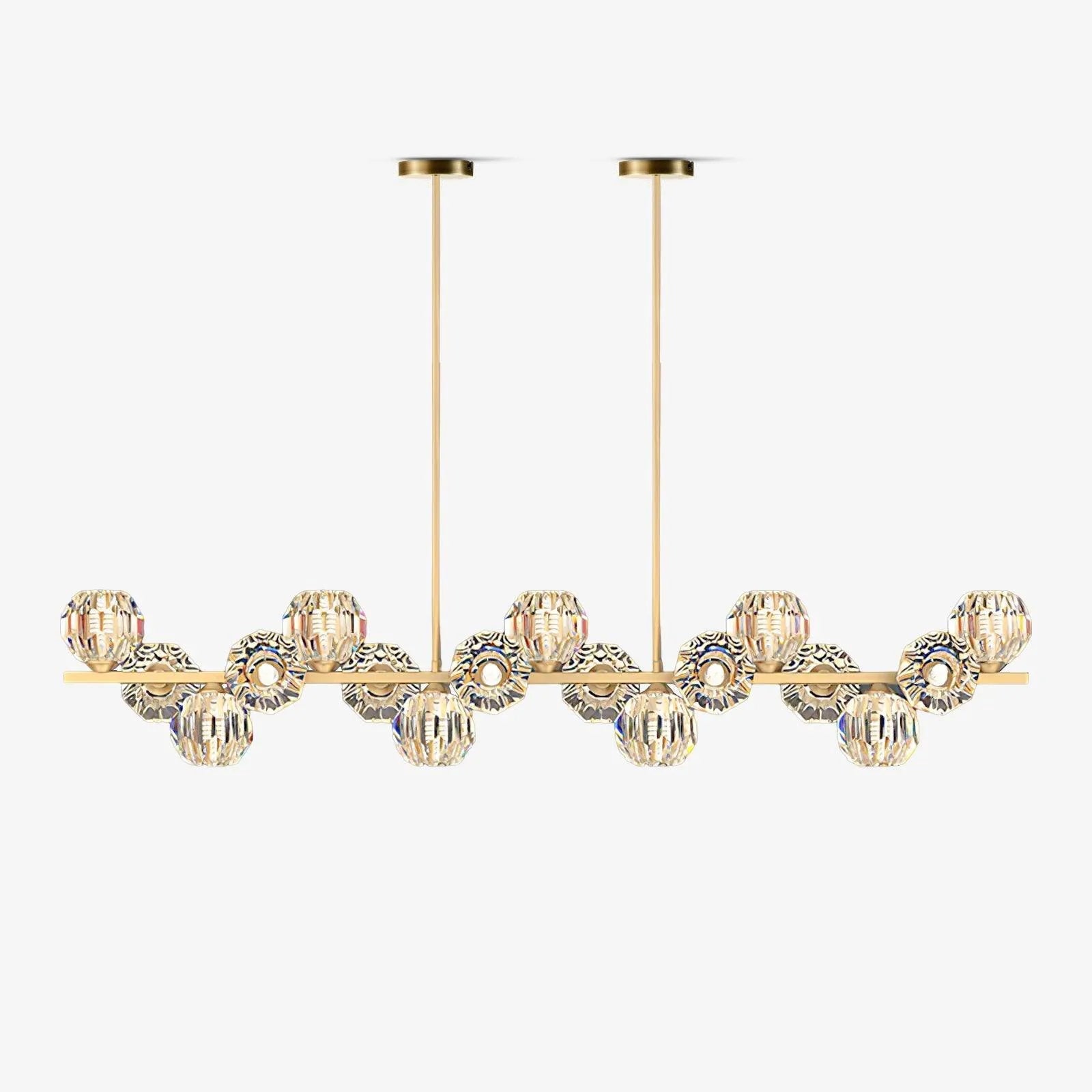 Crystal Glass Ball Chandelier - YhLamps