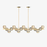 Crystal Glass Ball Chandelier - YhLamps