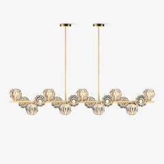 Crystal Glass Ball Chandelier - YhLamps