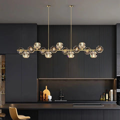 Crystal Glass Ball Chandelier - YhLamps