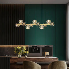 Crystal Glass Ball Chandelier - YhLamps