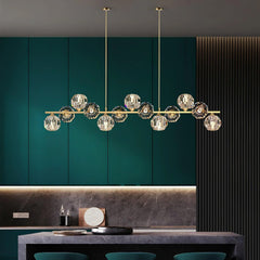 Crystal Glass Ball Chandelier - YhLamps