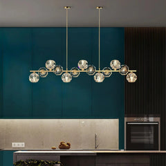 Crystal Glass Ball Chandelier - YhLamps