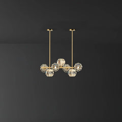 Crystal Glass Ball Chandelier - YhLamps