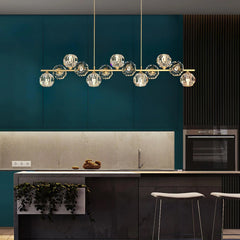 Crystal Glass Ball Chandelier - YhLamps