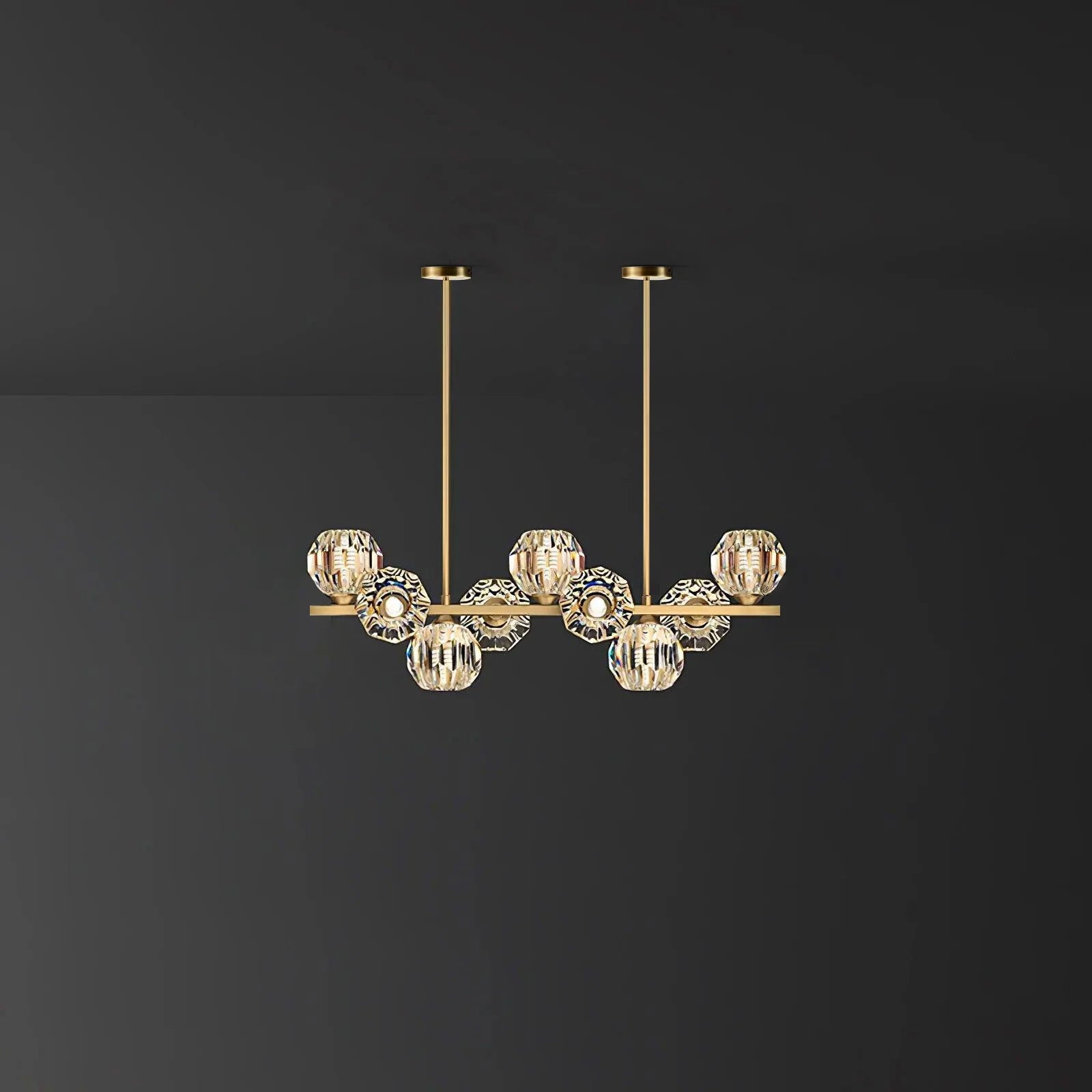 Crystal Glass Ball Chandelier - YhLamps
