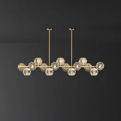 Crystal Glass Ball Chandelier - YhLamps