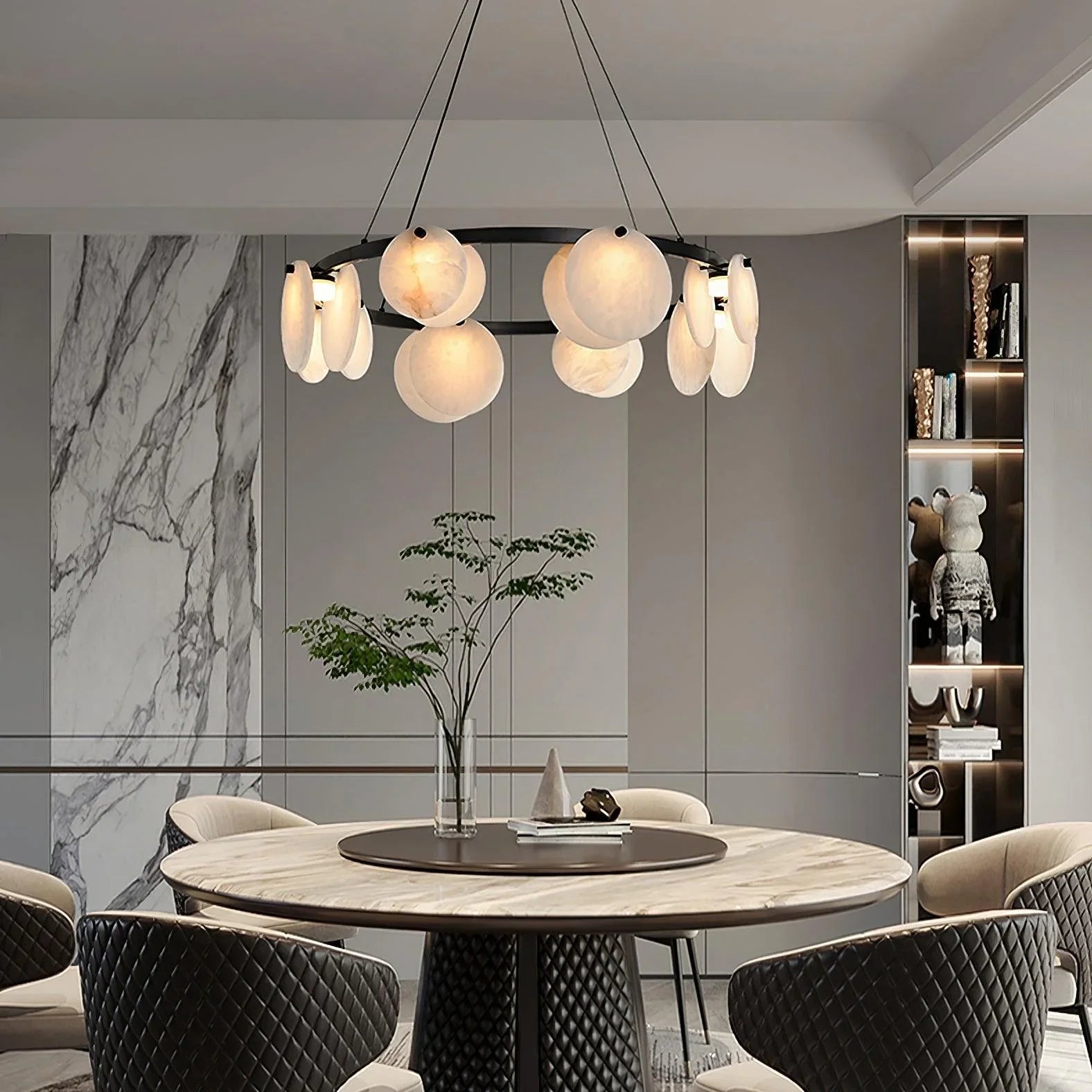 Trinidad Alabaster Chandelier - YhLamps