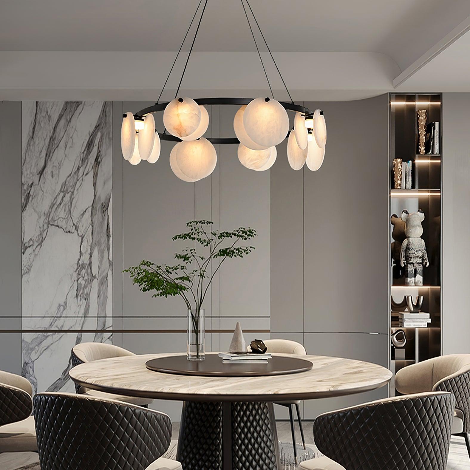 Trinidad Alabaster Chandelier - YhLamps