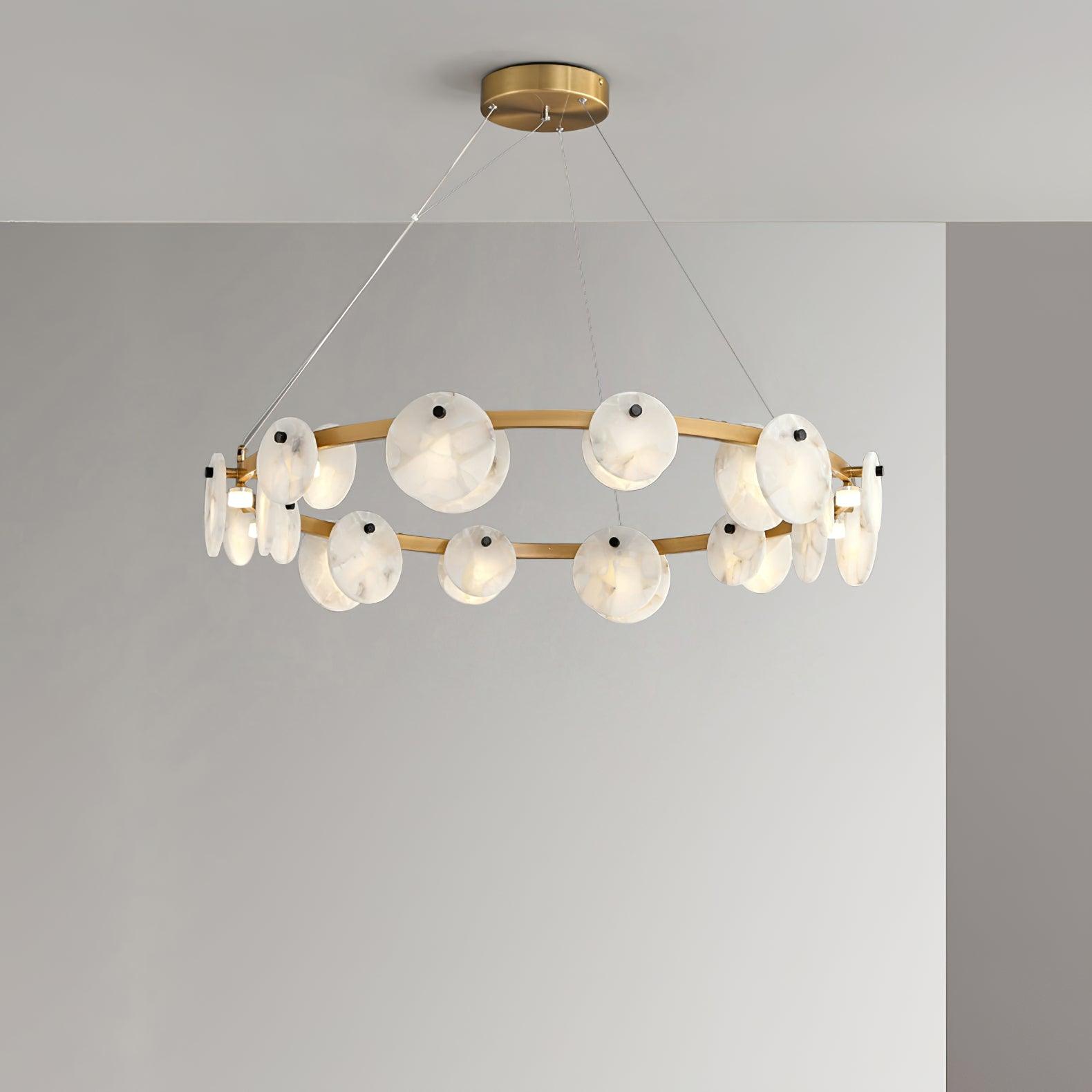 Trinidad Alabaster Chandelier - YhLamps