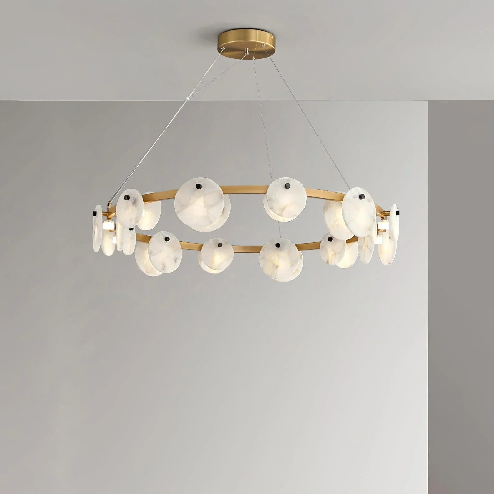 Trinidad Alabaster Chandelier - YhLamps