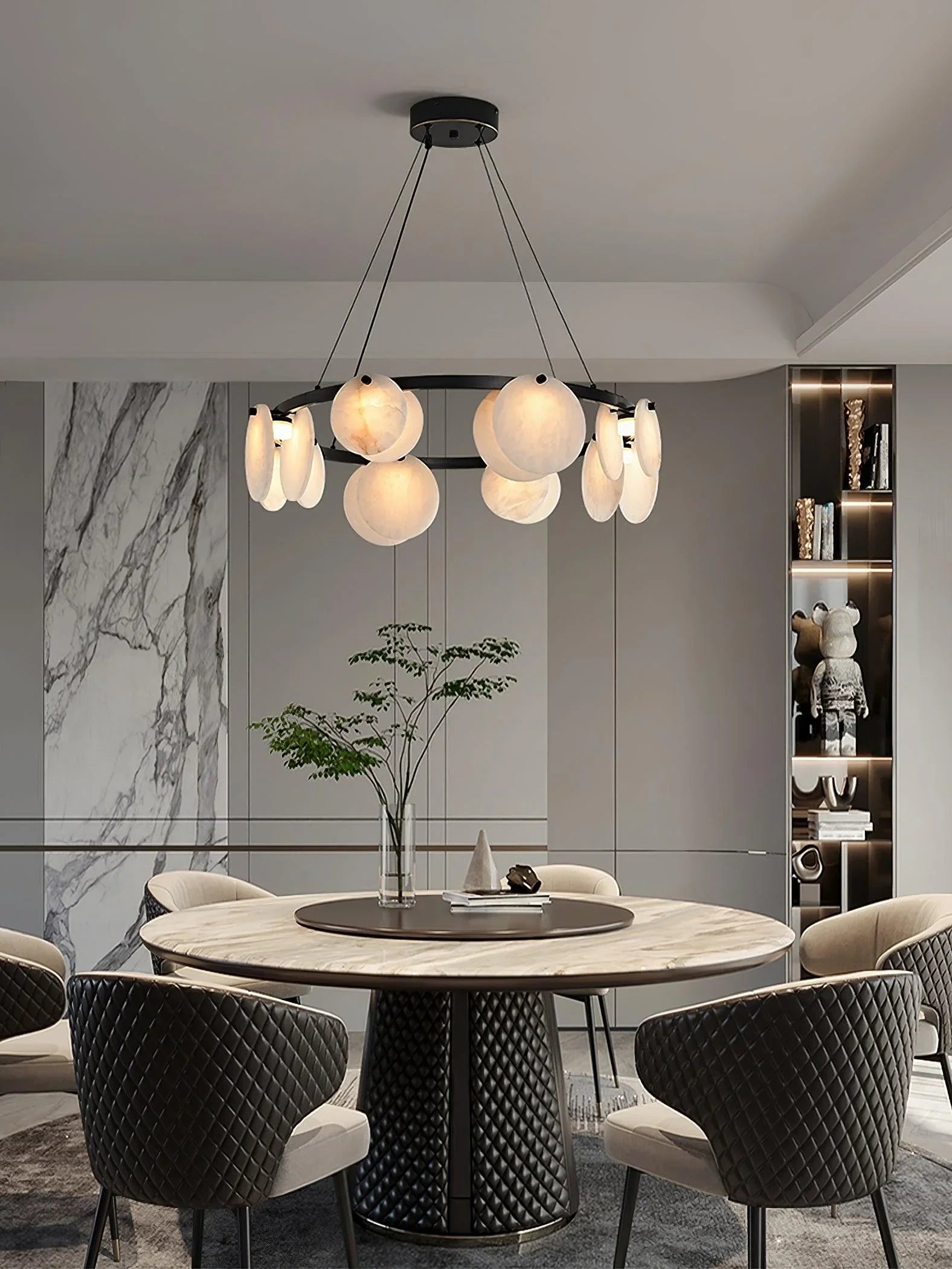 Trinidad Alabaster Chandelier - YhLamps