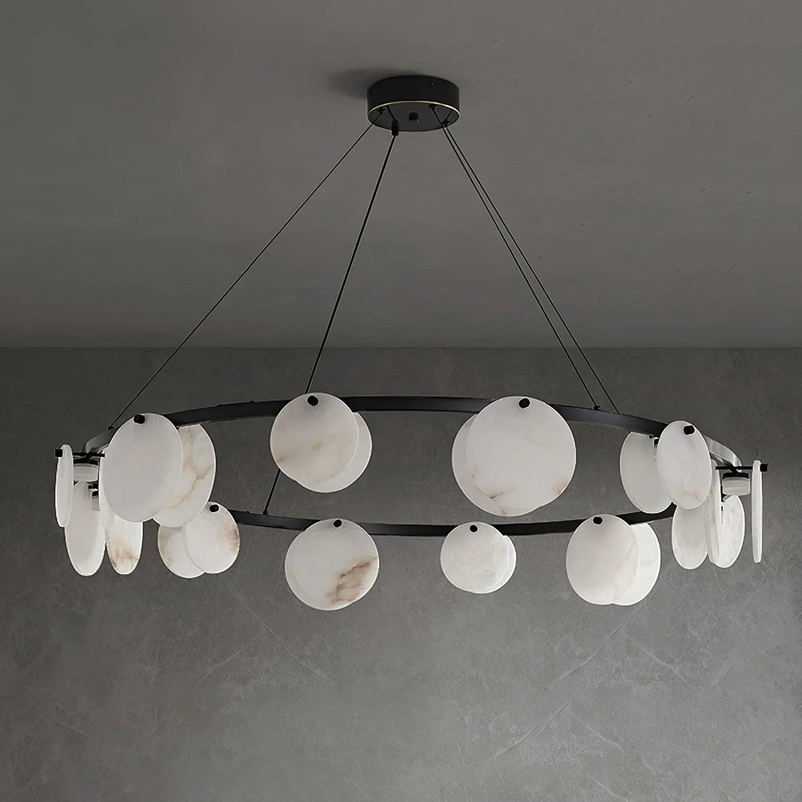 Trinidad Alabaster Chandelier - YhLamps