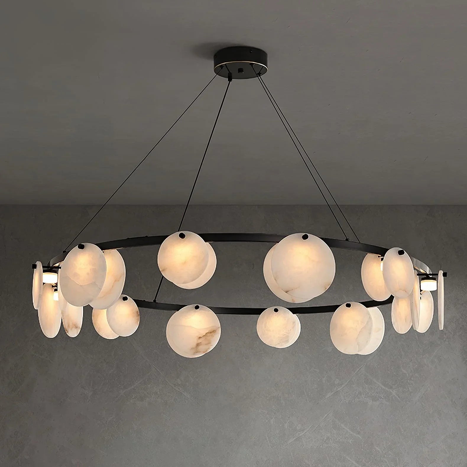 Trinidad Alabaster Chandelier - YhLamps
