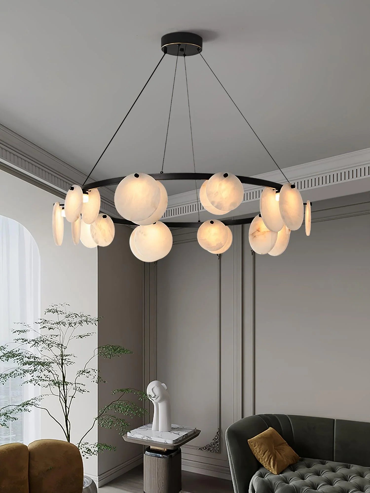 Trinidad Alabaster Chandelier - YhLamps