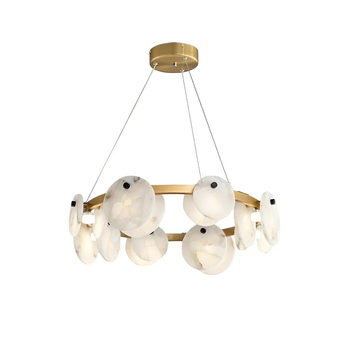 Trinidad Alabaster Chandelier - YhLamps
